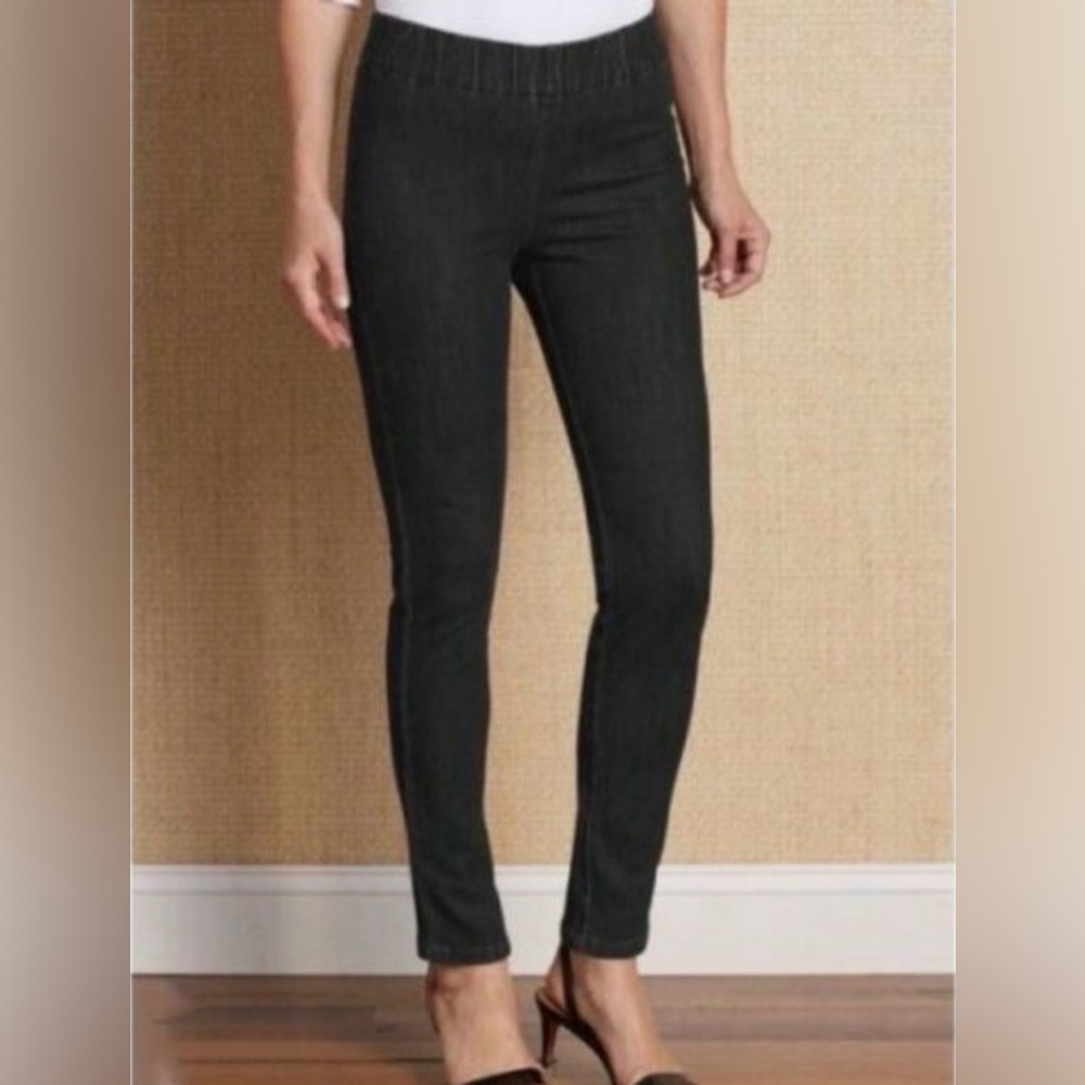 Black High-Waist Skinny Jeans (B1)